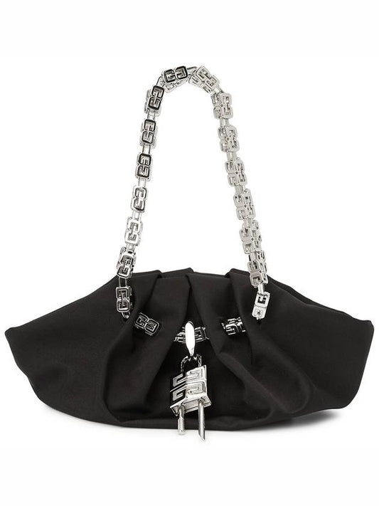 Kenny Satin Small Tote Bag Black - GIVENCHY - BALAAN 2