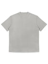 Men's Back Logo Label Cotton Short Sleeve T-Shirt Beige - TEN C - BALAAN 2