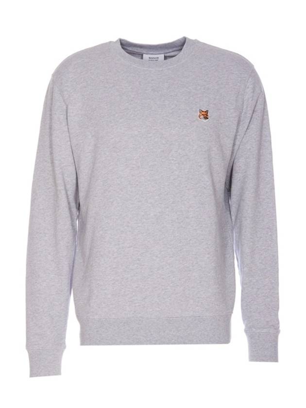 Fox Head Patch Regular Sweatshirt Light Grey Melange - MAISON KITSUNE - BALAAN 2