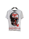 MTK0973 PJY002N 01 Skull Short Sleeve T-Shirt White - PHILIPP PLEIN - BALAAN 2