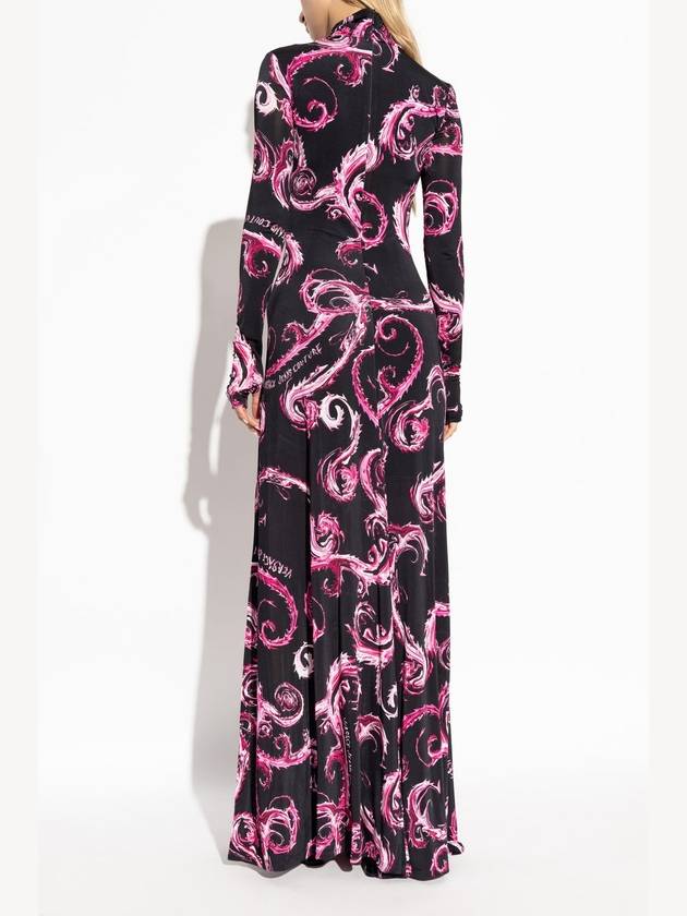 Versace Jeans Couture Patterned Dress, Women's, Pink - VERSACE - BALAAN 4