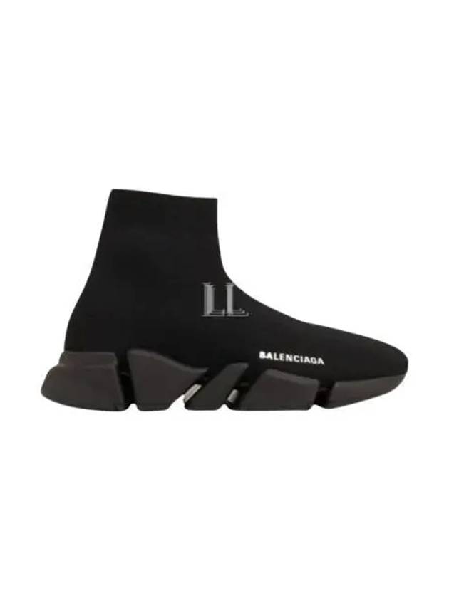 Speed ​​2.0 Runner High Top Sneakers Black - BALENCIAGA - BALAAN 2