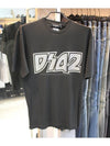 Men's DSQ Silver Logo Short Sleeve TShirt Black S74GD0055 - DSQUARED2 - BALAAN 6