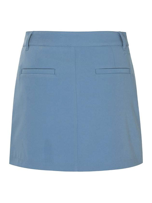 SIMPLE STRAIGHT SKIRT W INNER PANTSBaby Blue - PLAYBOO - BALAAN 2