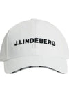 Henrik Embroidered Logo Ball Cap White - J.LINDEBERG - BALAAN 2