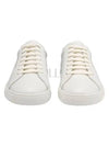 Men's Andy Leather Low Top Sneakers White - SAINT LAURENT - BALAAN 2