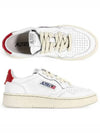 Action Red Tab Low Top Sneakers White - AUTRY - BALAAN 3