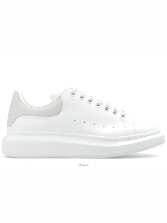 Oversized Leather Low Top Sneakers White - ALEXANDER MCQUEEN - BALAAN 2
