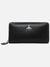 Napa Classic Zip Around Long Wallet Black - VIVIENNE WESTWOOD - BALAAN 2