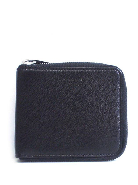 Unisex round wallet 418984 1000 NERO - SAINT LAURENT - BALAAN 1