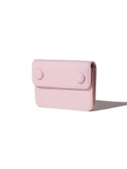 Dot 3-stage accordion coin card wallet baby pink - LE MASQUE - BALAAN 2