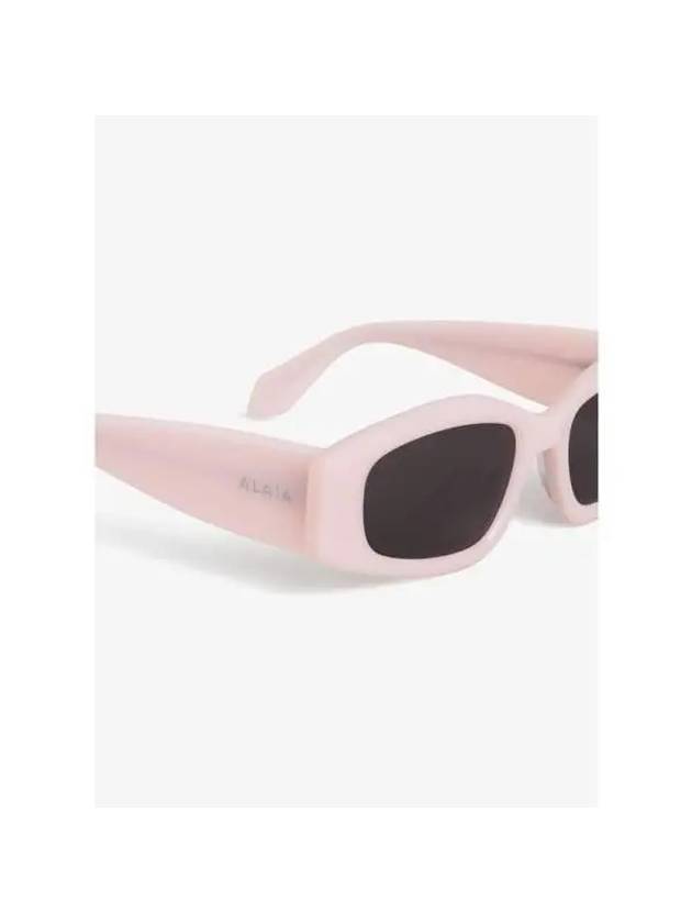 Oval Logo Temple Sunglasses AA0079S 003 - ALAIA - BALAAN 4