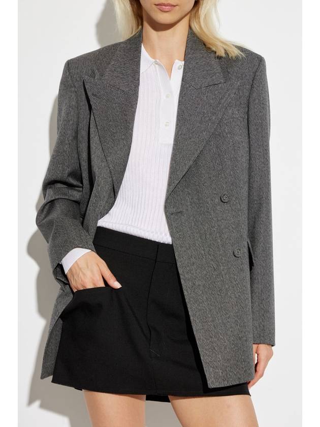 Officine Generale Woolen Blazer, Women's, Grey - OFFICINE GENERALE - BALAAN 3