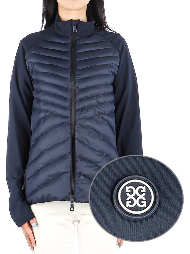 Women's Carol Hybrid Golf Padded Jacket Navy - G/FORE - BALAAN 2