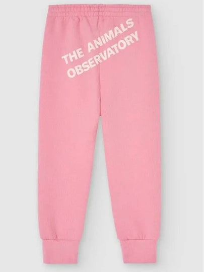 Kids Pink Patch Panther Sweatpants F24029 018FY - THE ANIMALS OBSERVATORY - BALAAN 2