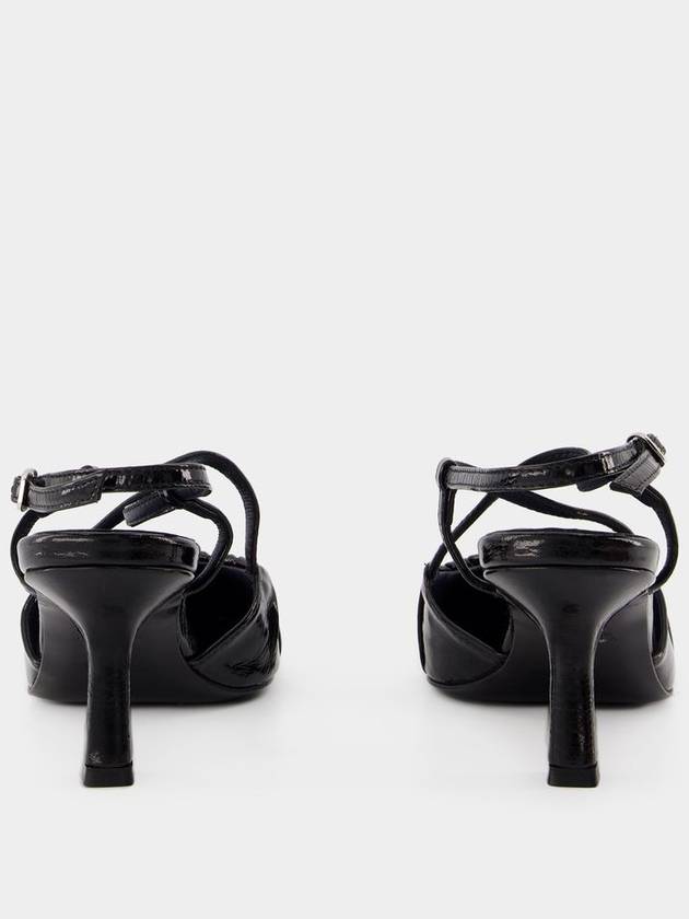 Neri Sandals - Carel - Leather - Black - CAREL - BALAAN 3