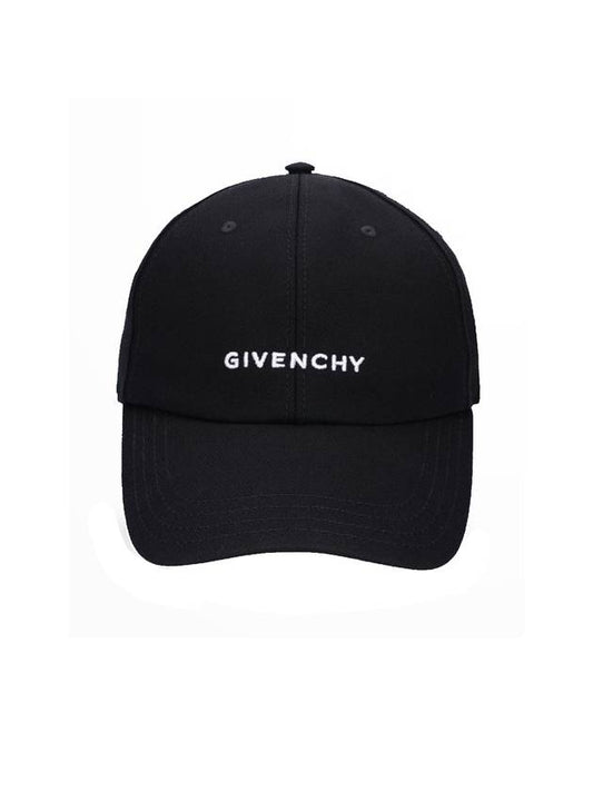 Embroidered Logo Baseball Ball Cap Black - GIVENCHY - BALAAN 1