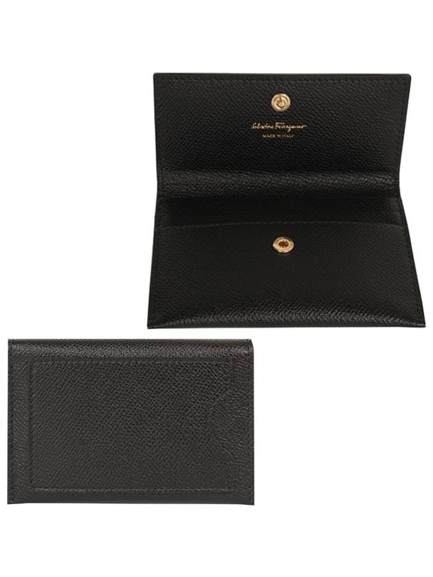 Vara Bow Card Walletr Black - SALVATORE FERRAGAMO - BALAAN 3