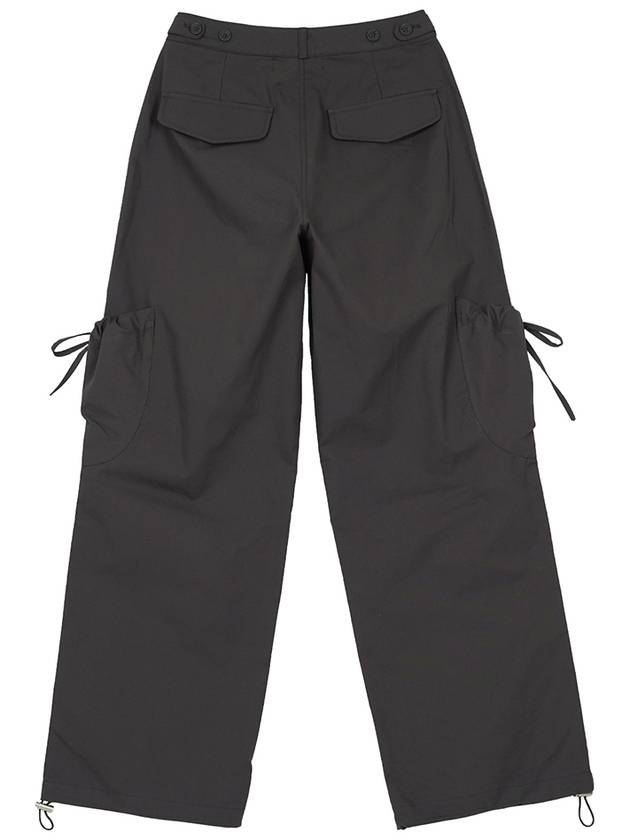 Ribbon string cargo pants gray - HIGH SCHOOL DISCO - BALAAN 3
