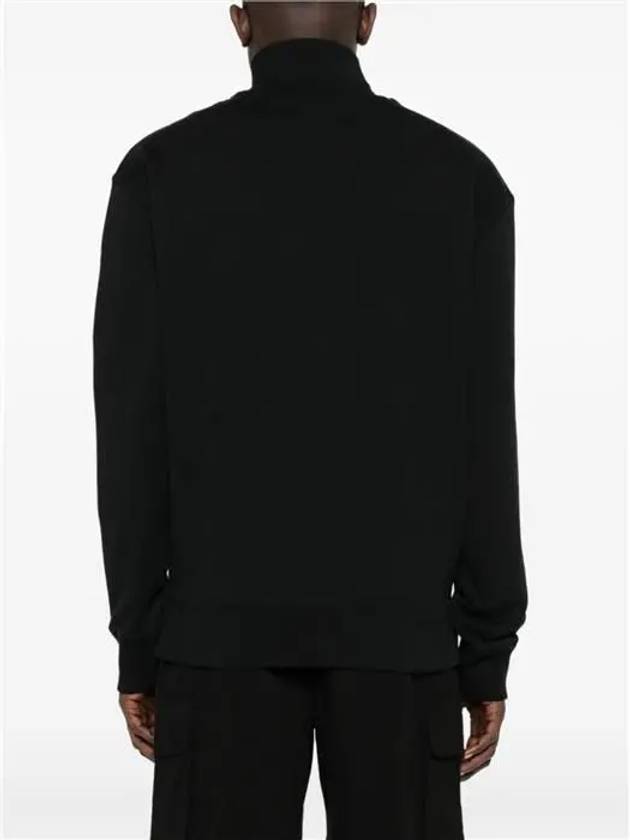 Fox Head Patch Half Zipper Sweatshirt Black - MAISON KITSUNE - BALAAN 5