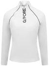 Women's Sun Shield Silky Tech Base Layer Nylon Long Sleeve T-Shirt White - G/FORE - BALAAN 3