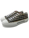 Vintage Check Cotton Sneakers Archive Beige - BURBERRY - BALAAN 2