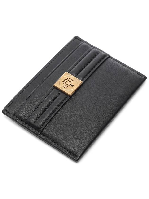 Micro Classic Grain Tree Slip Card Wallet Black - MULBERRY - BALAAN 6