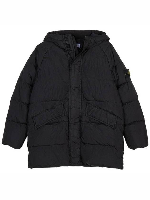 Raglan Down Padding Black - STONE ISLAND - BALAAN 4