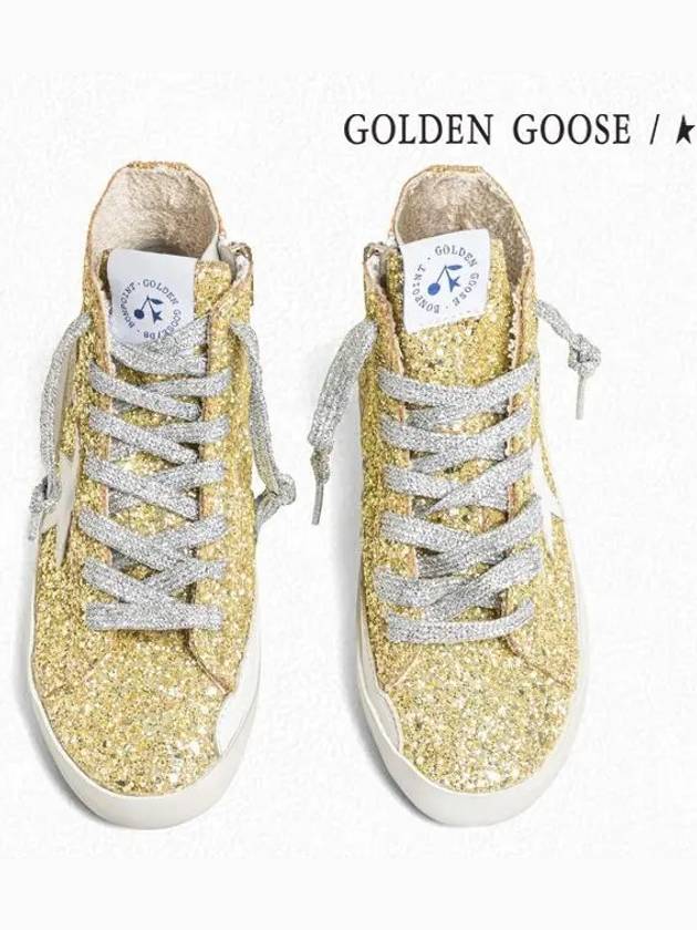 X Bong -pong Francis Sneaker Glitter GYF00113 F002245 20289 35 230mm - GOLDEN GOOSE - BALAAN 3