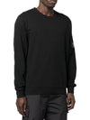 Light Fleece Sweatshirt Black - CP COMPANY - BALAAN 3