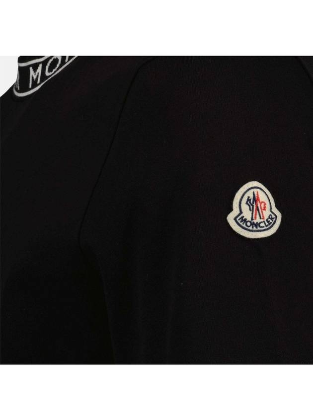 Logo Short Sleeve T-Shirt Black - MONCLER - BALAAN 6