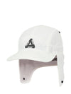 Grid Fleece Reversible Earflap Hat White - PALACE - BALAAN 1