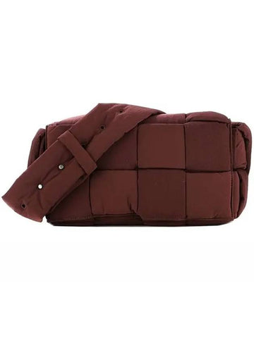 Padding Tech Medium Cassette Cross Bag Wine - BOTTEGA VENETA - BALAAN 1