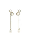 Darcey Drop Earrings Gold - CHLOE - BALAAN 1