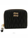 Matelasse Nappa Leather Coin Wallet Black - MIU MIU - BALAAN 6