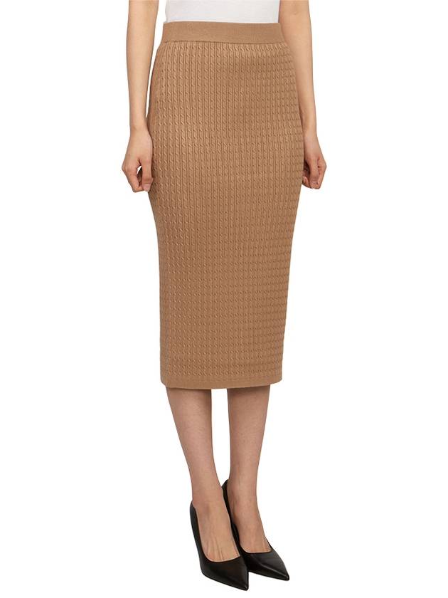 Ginosa Pencil Skirt Camel - MAX MARA - BALAAN 4