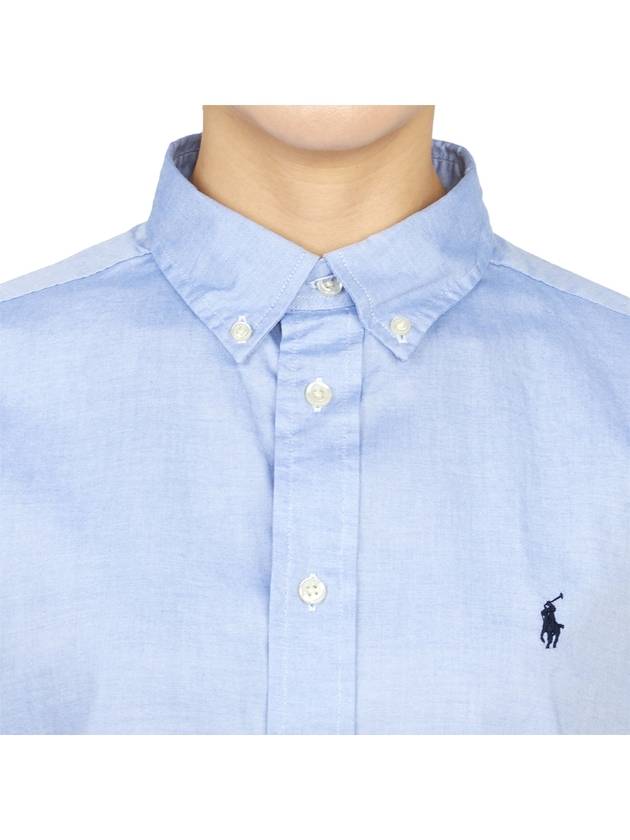 23SS Junior Shirt 323819238002 BSR BLUE - POLO RALPH LAUREN - BALAAN 7