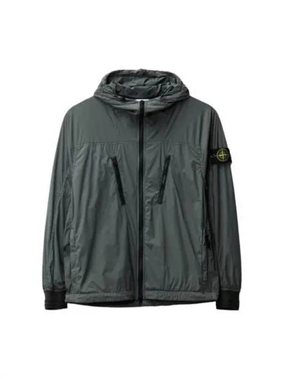 Skin Touch Nylon TC Hooded Jacket Musk Green - STONE ISLAND - BALAAN 2