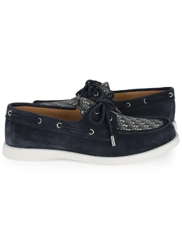 Granville Suede Boat Navy - DIOR - BALAAN 3