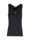 Baby Fox Cotton Sleeveless Black - MAISON KITSUNE - BALAAN 3