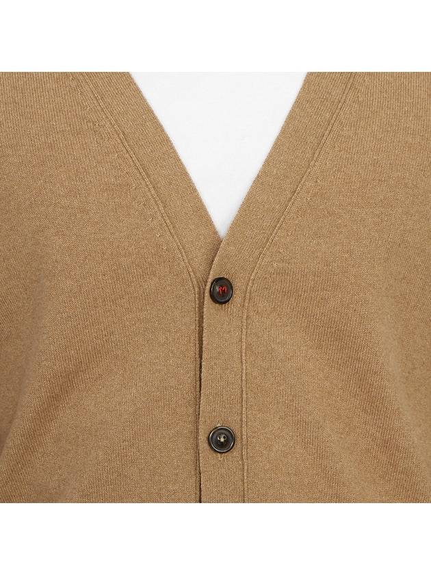 Cashmere Back Stitch Cardigan Beige - MAISON MARGIELA - BALAAN 9