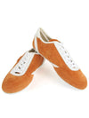 Suede Low Top Sneakers Orange - DOLCE&GABBANA - BALAAN 3