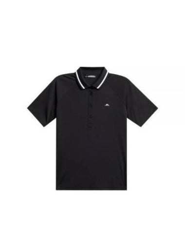 Short Sleeve T Shirt GWJT12487 9999 Black - J.LINDEBERG - BALAAN 1