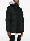 Cloud Threequater Bomber Padding White Fox Fur Black - MOOSE KNUCKLES - BALAAN 2