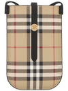 Vintage Check And Strap Phone Case Beige Black - BURBERRY - BALAAN 1