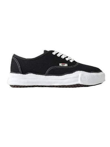 Baker OG Sole Canvas Low Top Sneakers Black - MAISON MIHARA YASUHIRO - BALAAN 1