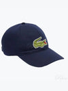 Embroidered Logo Organic Cotton Ball Cap Navy - LACOSTE - BALAAN 2