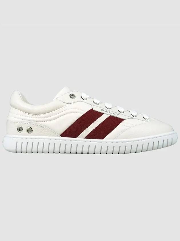 Palmy Leather Low-Top Sneakers White - BALLY - BALAAN 2