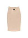 Logo Patch Jersey Skirt MJD192 13VO F0770 B0111228536 - MIU MIU - BALAAN 2