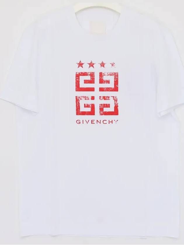 short sleeve t-shirt BM716G 3YEL112 - GIVENCHY - BALAAN 4